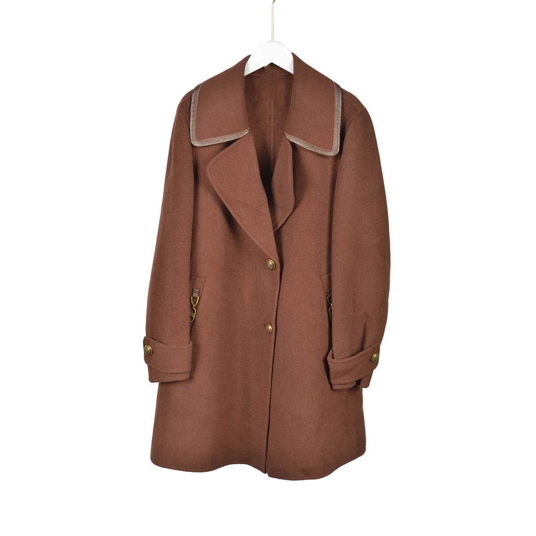 【Y专柜捡漏】女装外套QAB-大衣6696可可棕