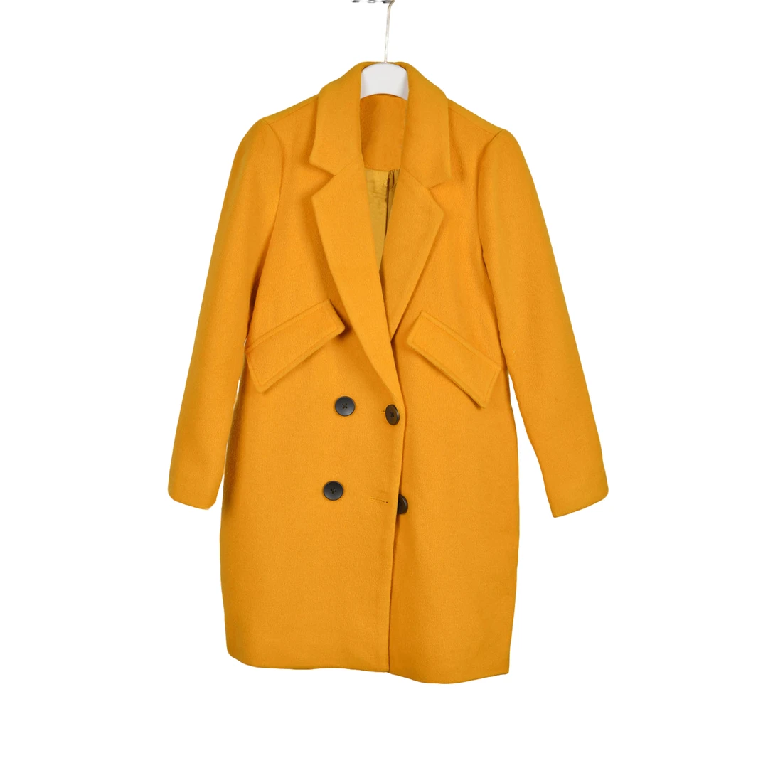 【专柜捡漏】女装MNBFC-大衣6074-姜黄大一码