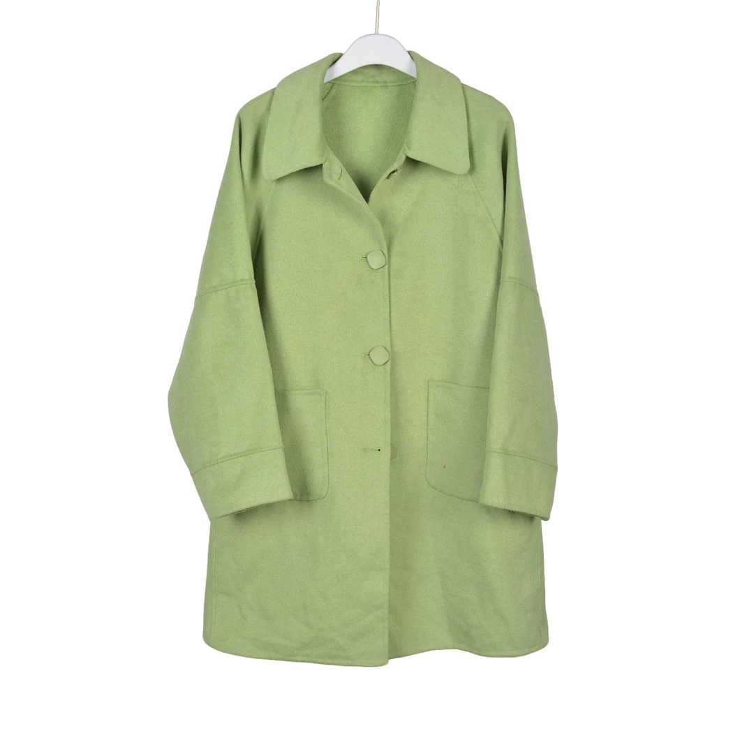 GPC3【专柜捡漏】女装ZPC－双面呢大衣9012-果绿