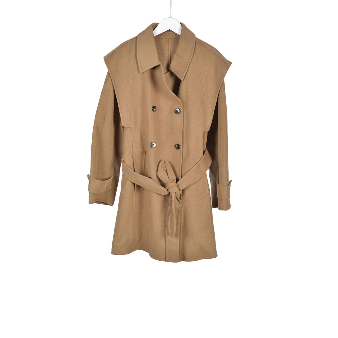 【Ｙ专柜捡漏F-4】欧家女装WJC-大衣1350棕色大一码