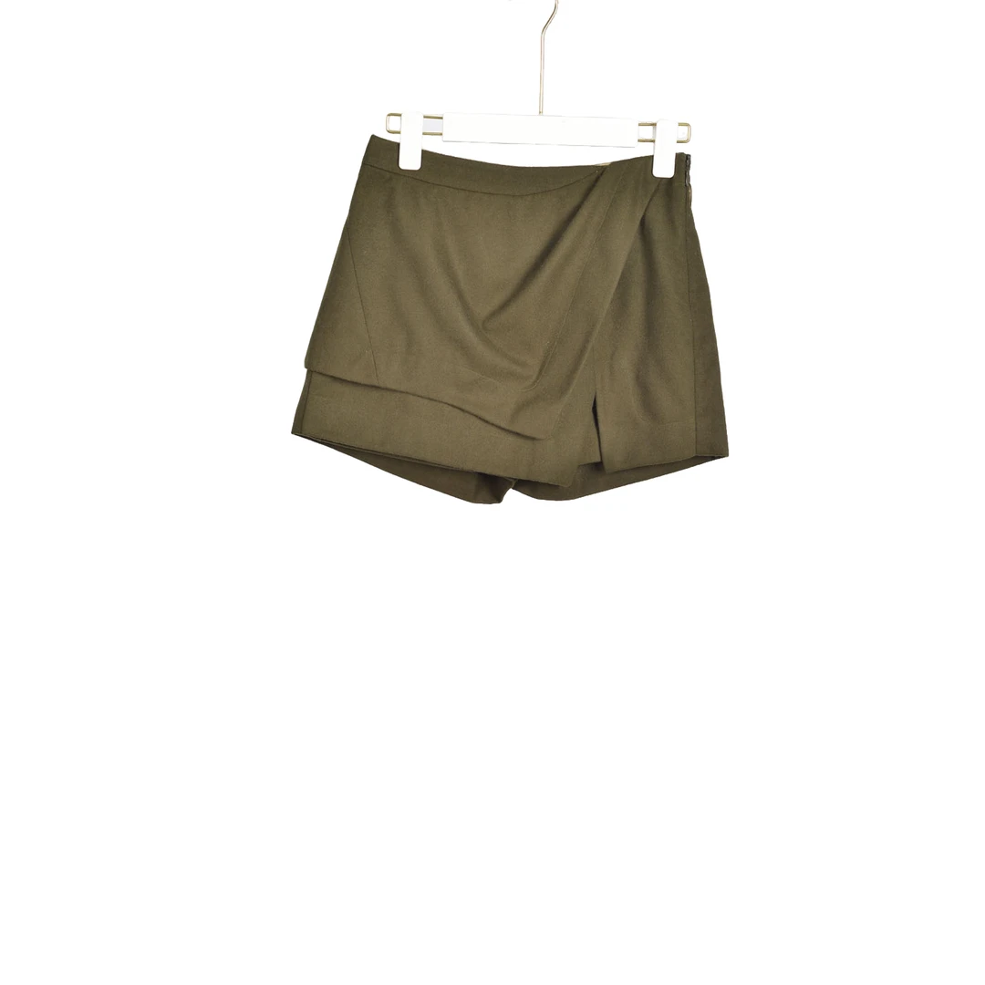 【Y专柜捡漏】G14香港时尚优雅女装YSGJB-裙裤4024-墨绿