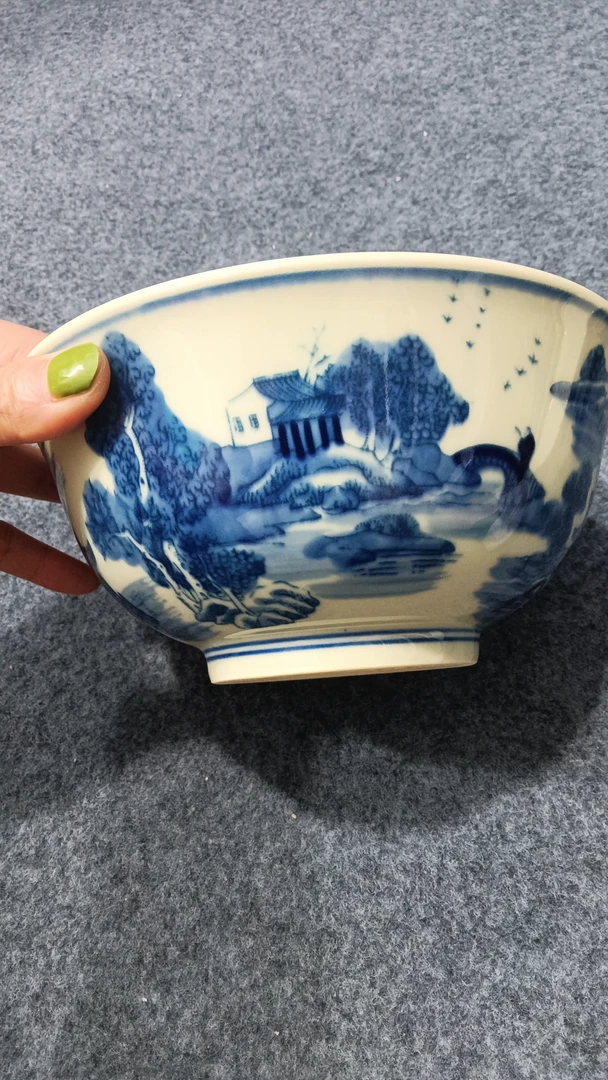 景德镇高温瓷，黄嘻嘻大碗