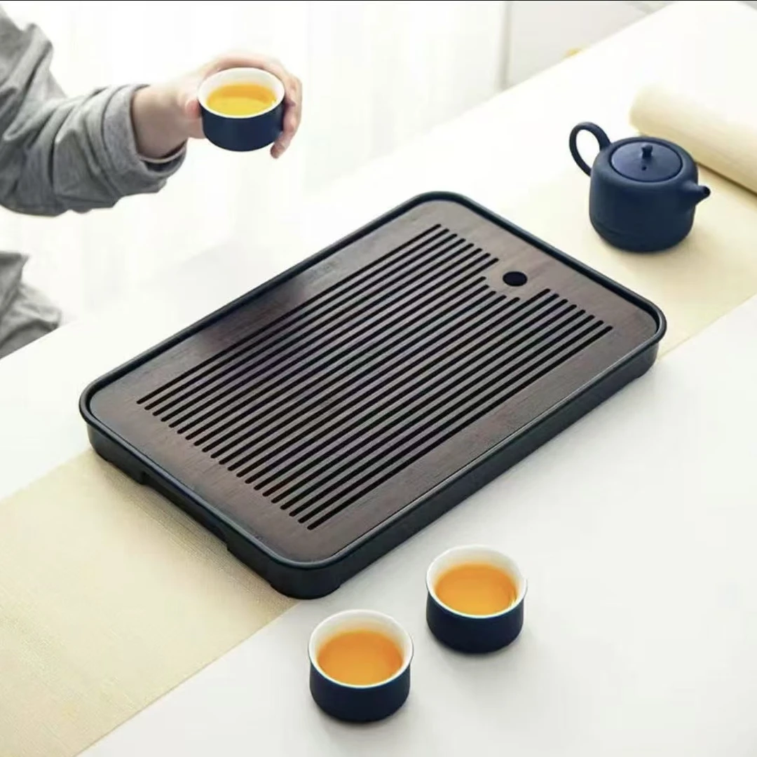 春羡黑（32*19）微瑕蓄水茶盘2025