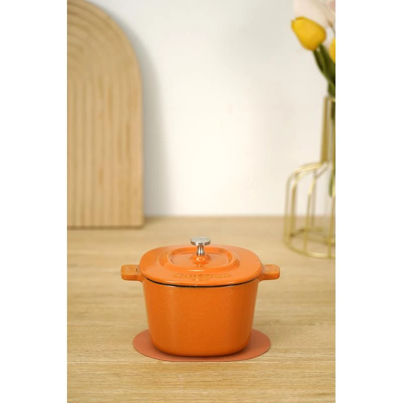 YANZAO/焱造铸铁珐琅锅boilboil 12芳园系列小迷你