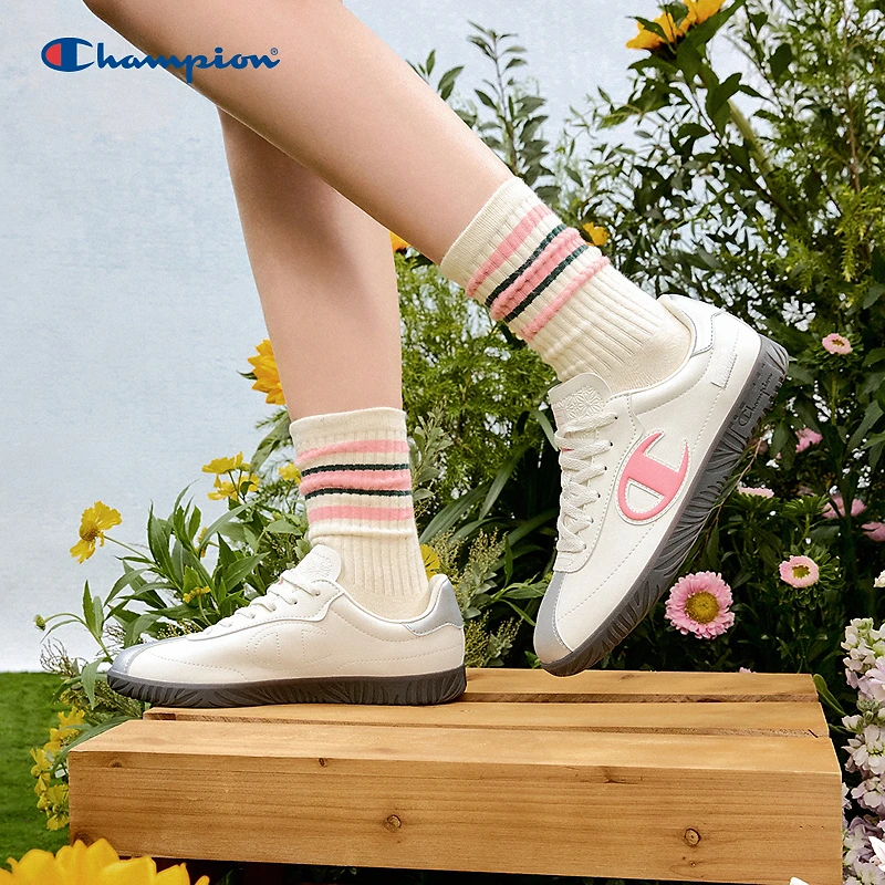 Champion冠军25春夏新款T头德训鞋复古拼色经典情侣Champ Trainer