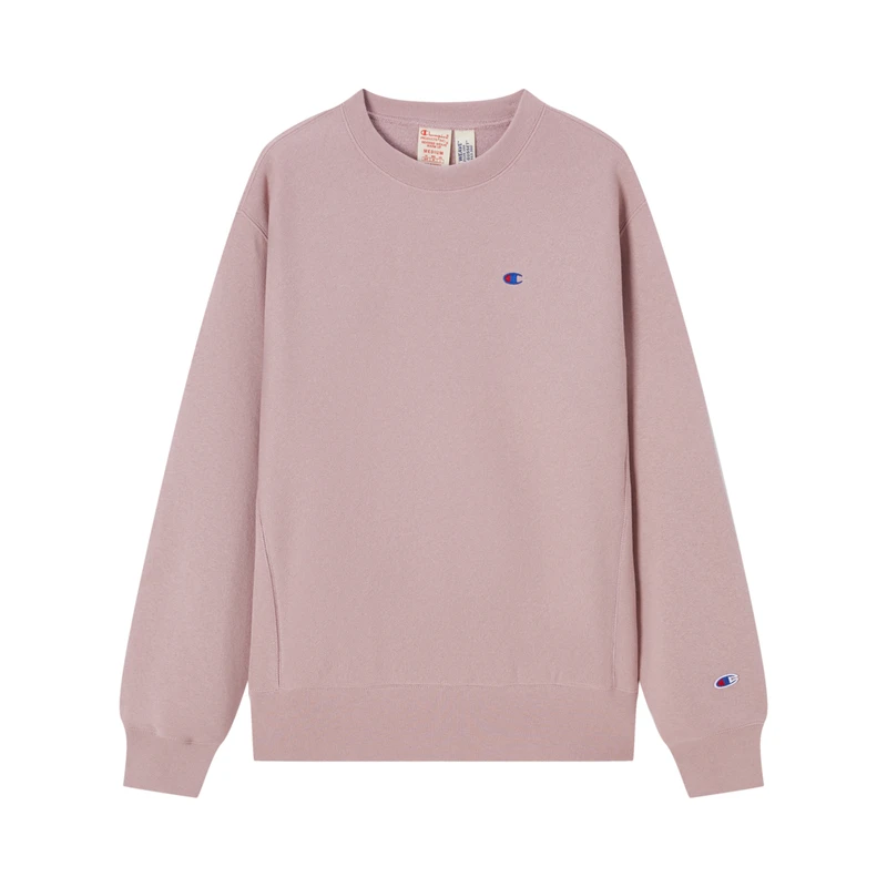 |Champion冠军冬季小LOGO加绒无帽卫衣圆领秋冬加绒保暖休闲百搭