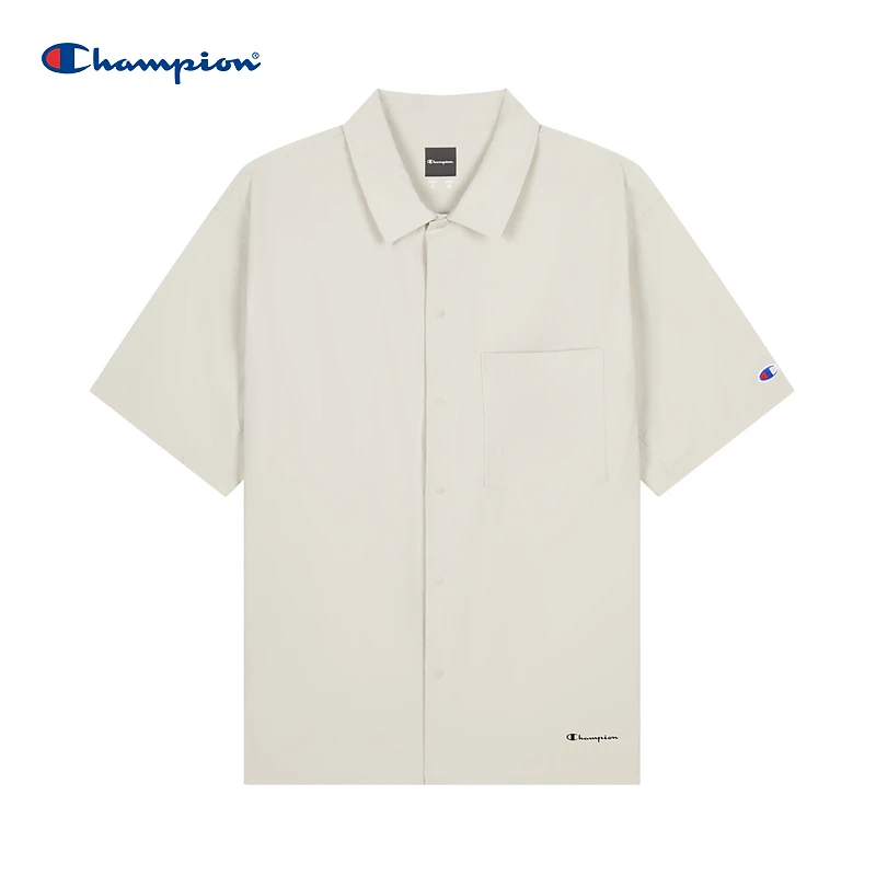 【BLACK EDITION系列】Champion冠军24夏季新款衬衫高级感休闲舒适