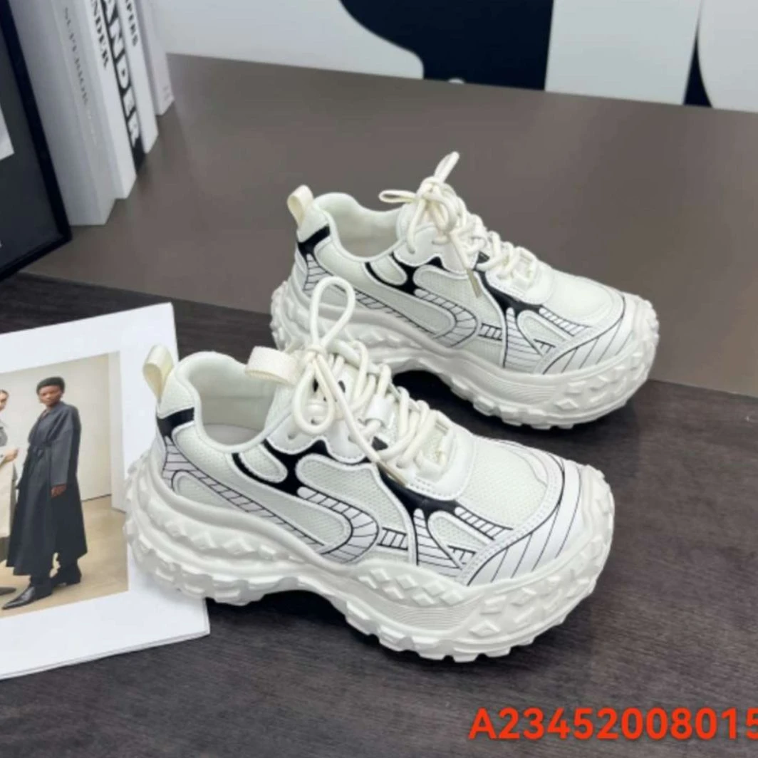 2024新款厚底百搭增高舒适老爹鞋A23452008015