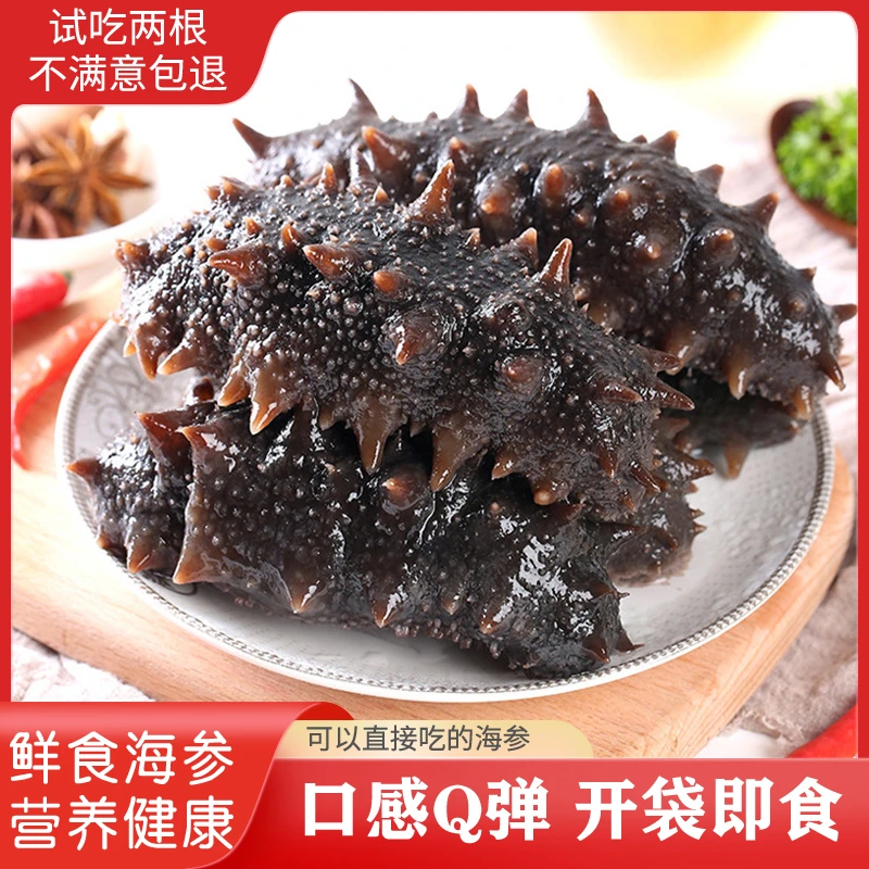 大连辽刺参500g8-12头一斤+半斤6-7头黑刺参老人儿童营养温补劲道