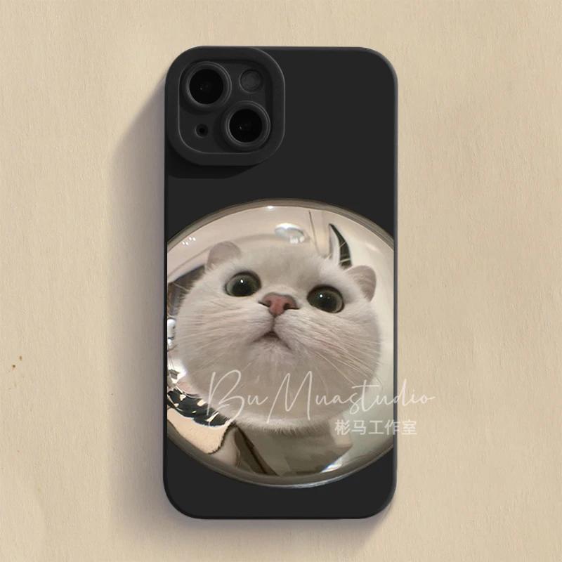 猫眼猫咪苹果13手机壳iPhone14promax小众12可爱11/xs网红7/8plus