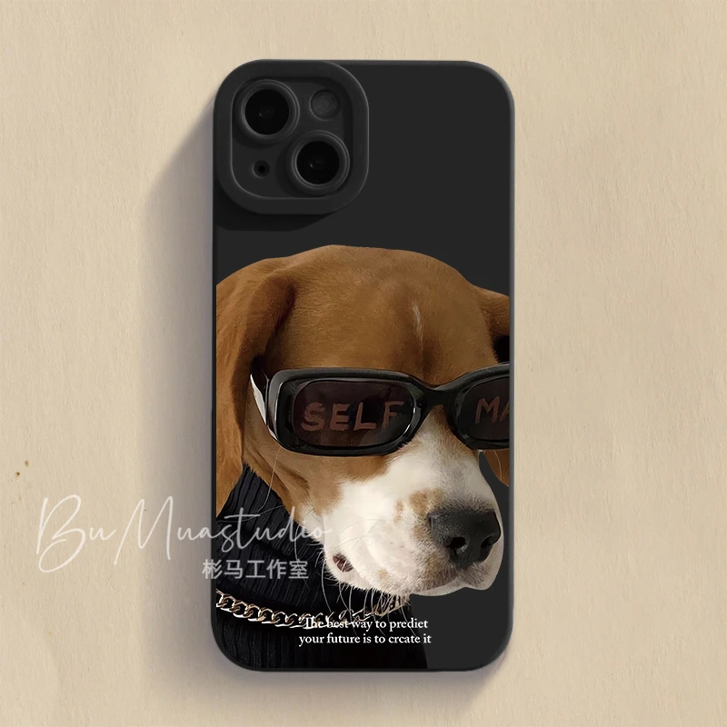 潮酷狗狗iPhone13手机壳苹果14promax搞怪12/11网红xs/xr/7/8plus