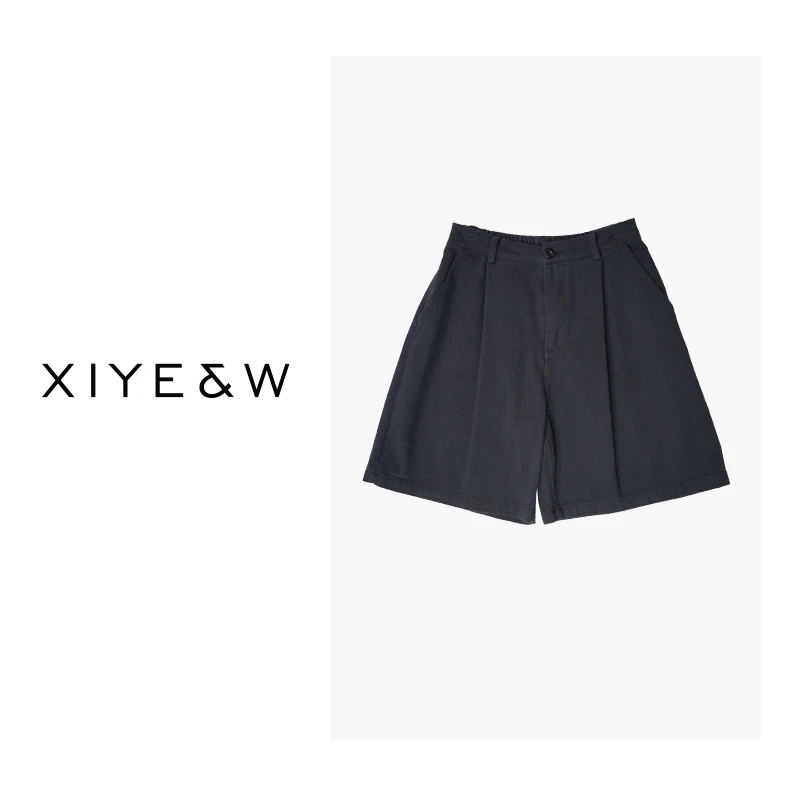 XIYE&W【随意】休闲风百搭纯色短裤