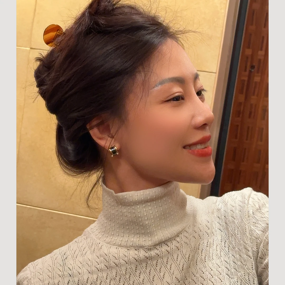 铜合金耳饰 XIYE&W【格丽】气质耳环