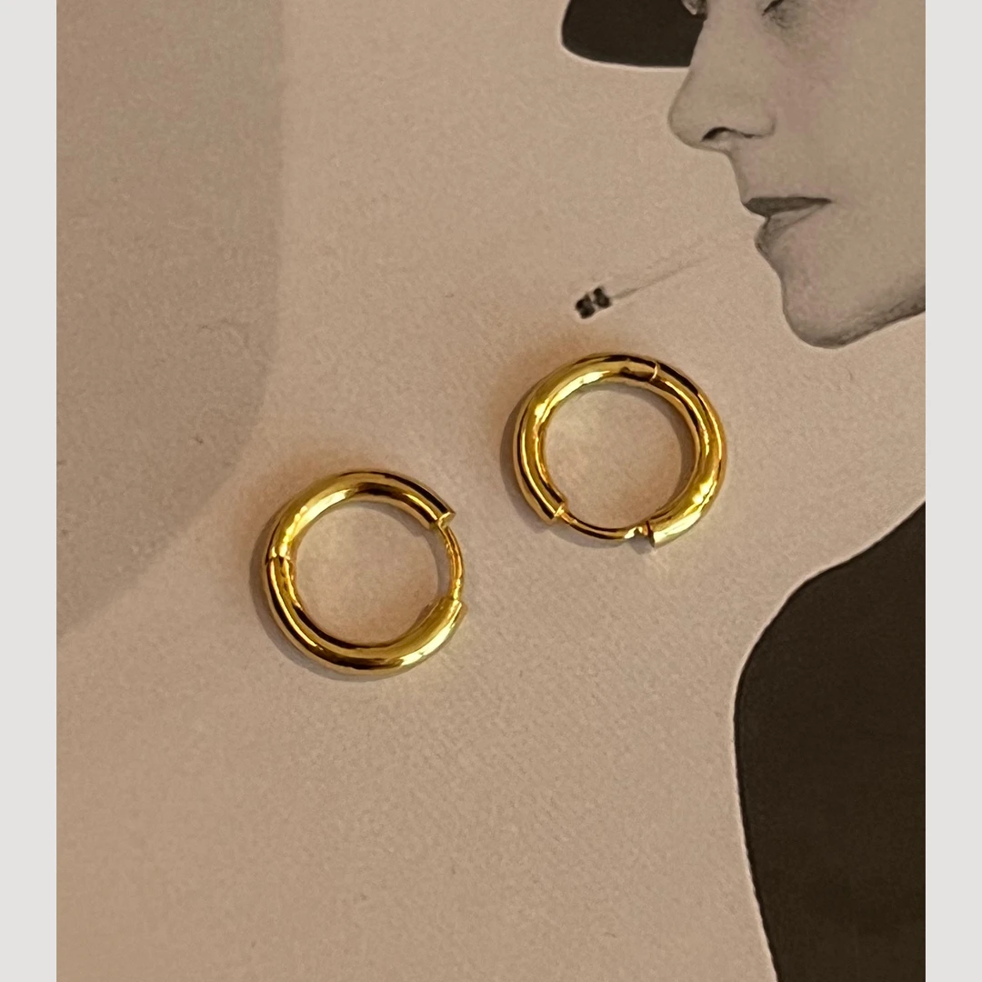 铜合金耳饰 XIYE&W【小耳圈】气质时尚耳环