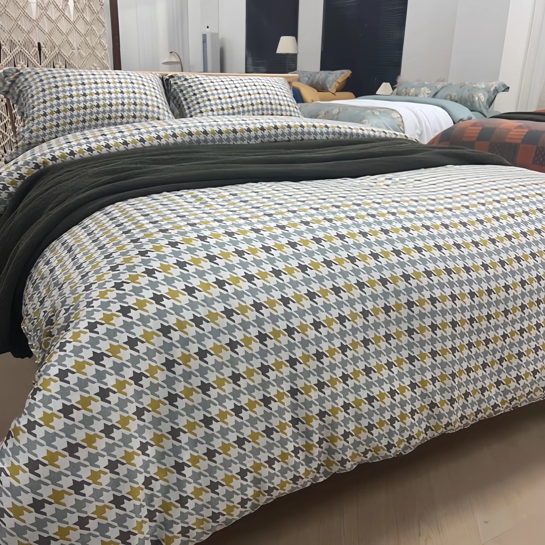 巨软糯 巨舒服 高支超细旦天丝陶瓷磨毛四件套  柔软亲肤软糯