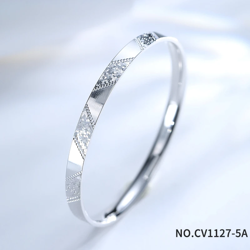 PT990 铂金三角拼棱形手镯 CV1127-5A