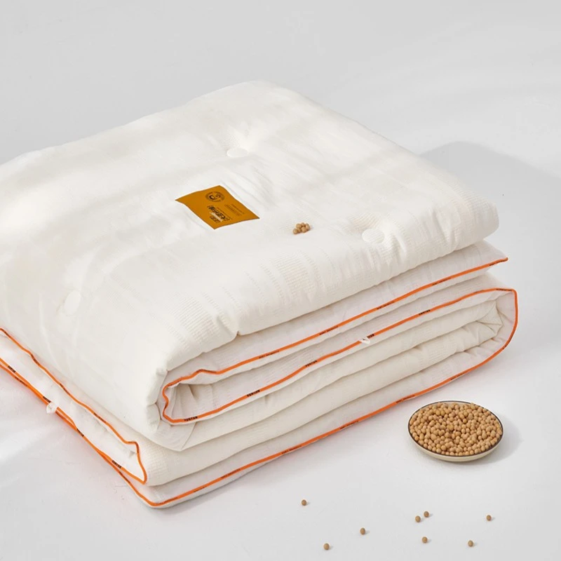 李官奇55%大豆纤维全棉A类被芯春秋被冬被子母被夏被加厚宿舍被