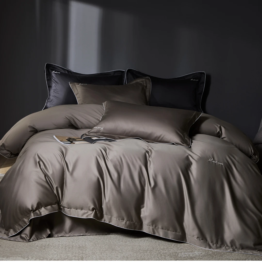 雯雯妈-已开价！MARK CROSS【瑰丽】高端轻奢长绒棉四件套