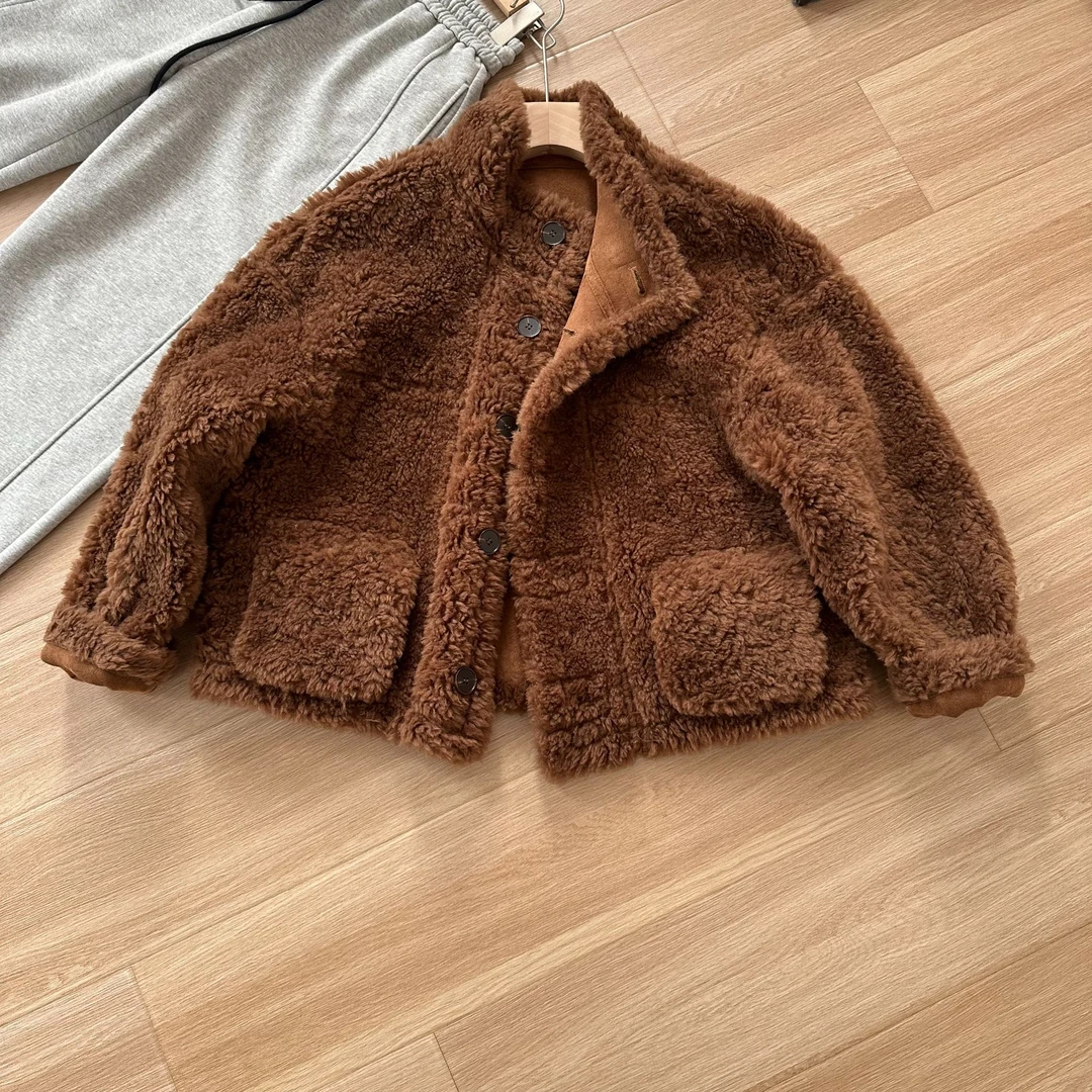 【断码断色】两面穿毛毛外套