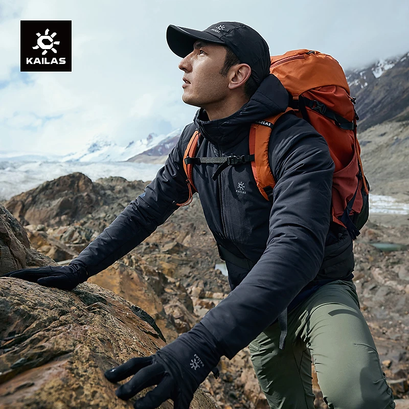 KAILAS凯乐石 RH80棉服金标P棉防风保暖户外登山滑雪连帽棉衣男款