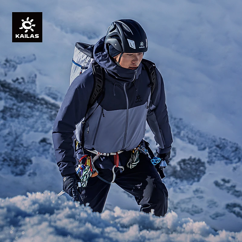 KAILAS凯乐石TC100暖壳冲锋衣GTX防水P棉棉服户外滑雪登山服男女
