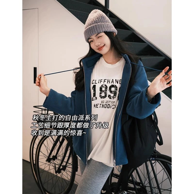 美洋MEIYANG【特卖捡漏】黑麦外套 奥粒绒轻便保暖宽松卫衣