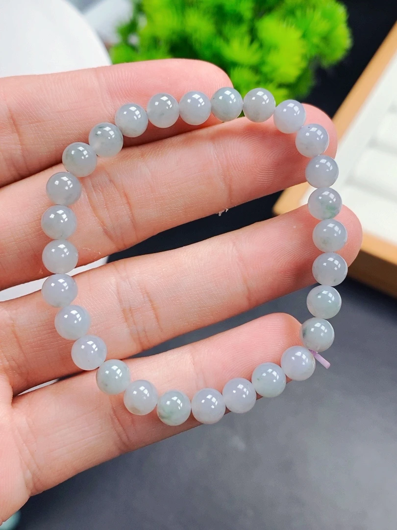 缅甸天然A货翡翠手串