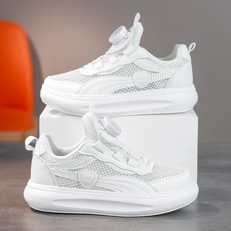 2024新款中大童男鞋运动鞋休闲夏季透气网面百搭少年跑步鞋青少年