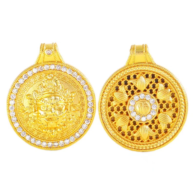 合金吊坠 新款【钻黄财神吊坠】时尚百搭 经典潮流 高定专属 不掉色