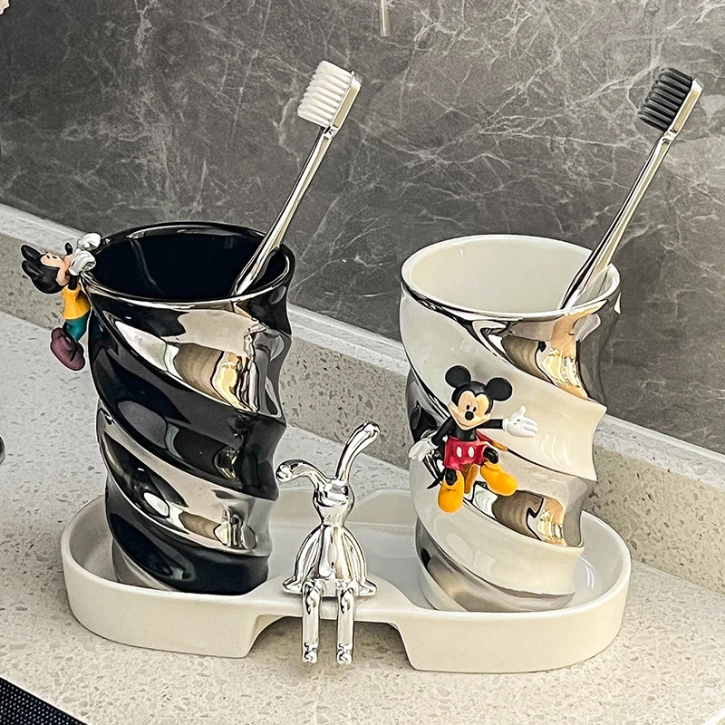 漱口杯刷牙杯家用牙杯高颜值牙刷杯情侣牙具杯陶瓷高级感洗漱杯