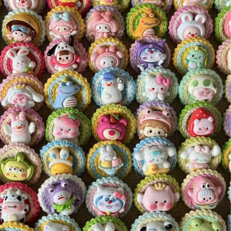 【直播装踩格子】diy钩织胸针