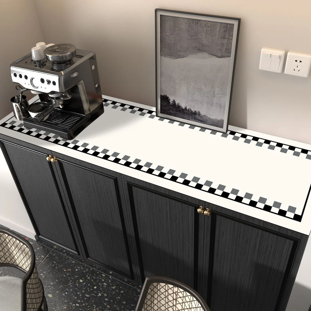 鞋柜台面防水皮革垫子电视柜温暖居家必备轻奢高级感玄关餐边柜垫