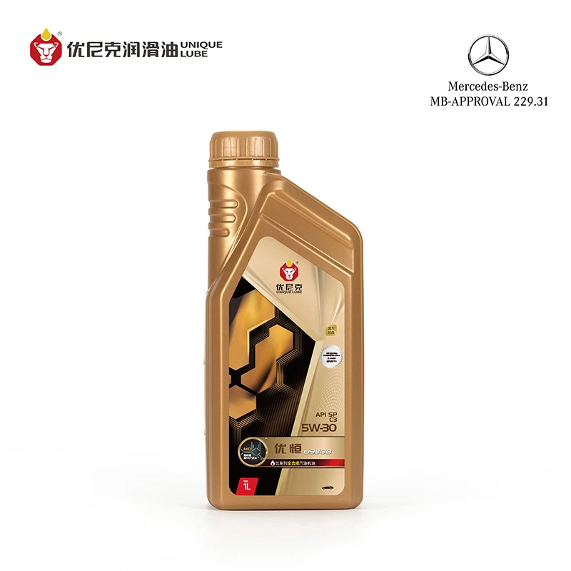 优尼克全合成汽油机油 SP C3 U9800 5W30抗磨原厂适用润滑