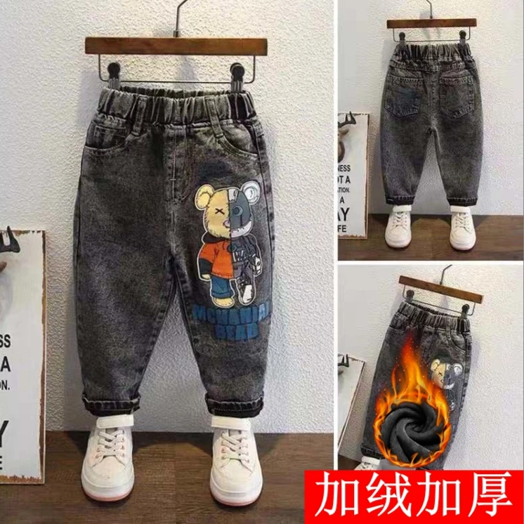 秋款男童卡通印花休闲裤，时尚大方好看有潮流，，，，