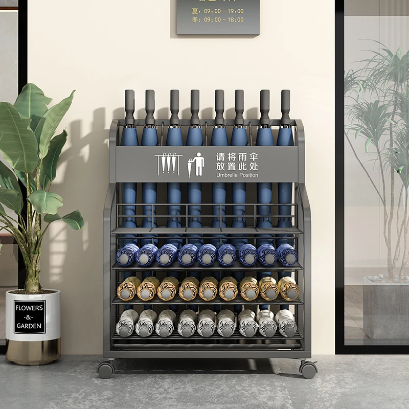 雨伞收纳架大容量酒店大堂教室门口放伞架售楼部雨伞沥水架桶