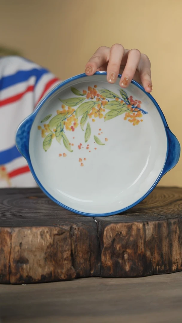 【闪购商品】碗景德镇高温釉下彩可微波烤箱洗碗机