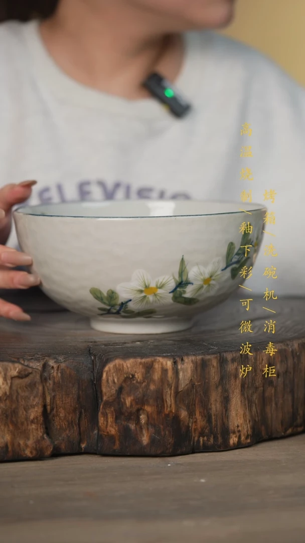 【闪购商品】碗景德镇高温釉下彩可微波烤箱洗碗机