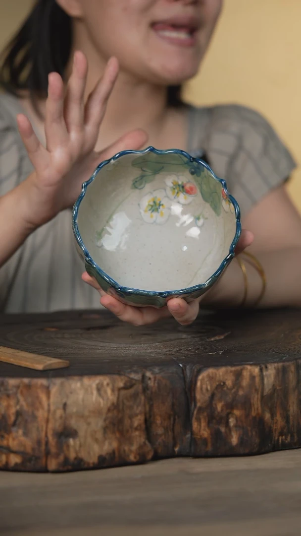 【闪购商品】碗景德镇高温釉下手绘（食品级）