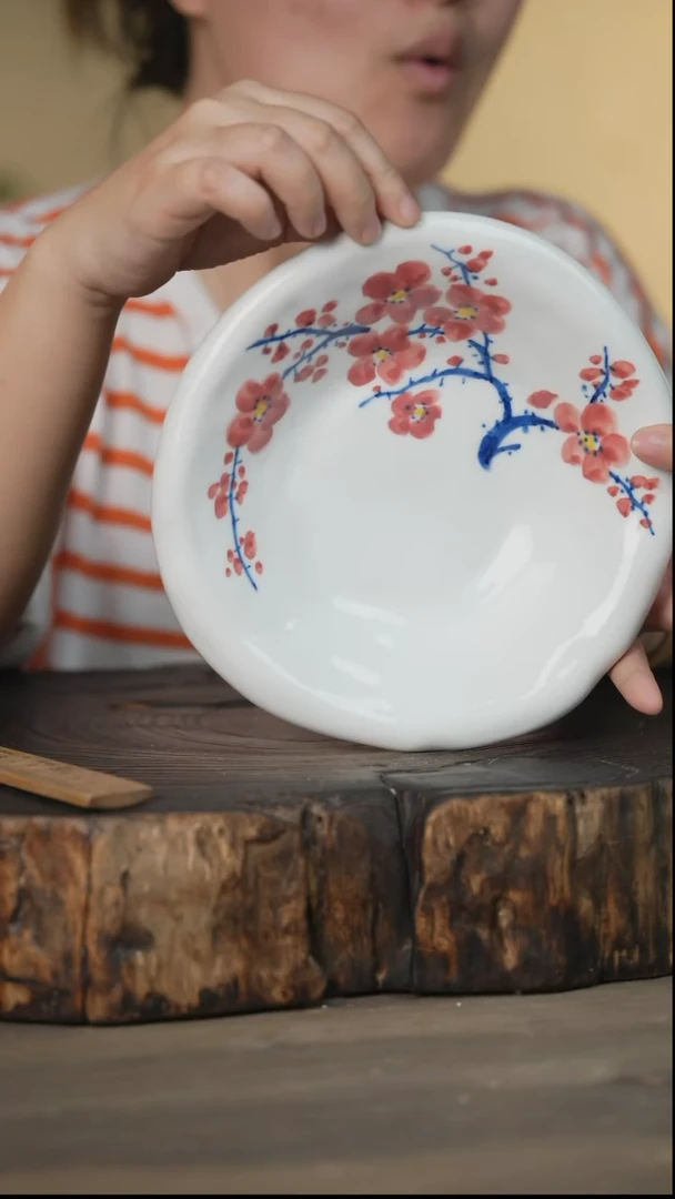 【闪购商品】碗景德镇高温釉下彩可微波烤箱洗碗机