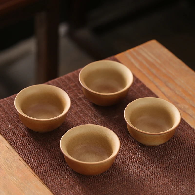 复古喝茶杯家用炭炉配件茶杯陶瓷中式小茶杯品茗杯泡茶杯围炉煮茶