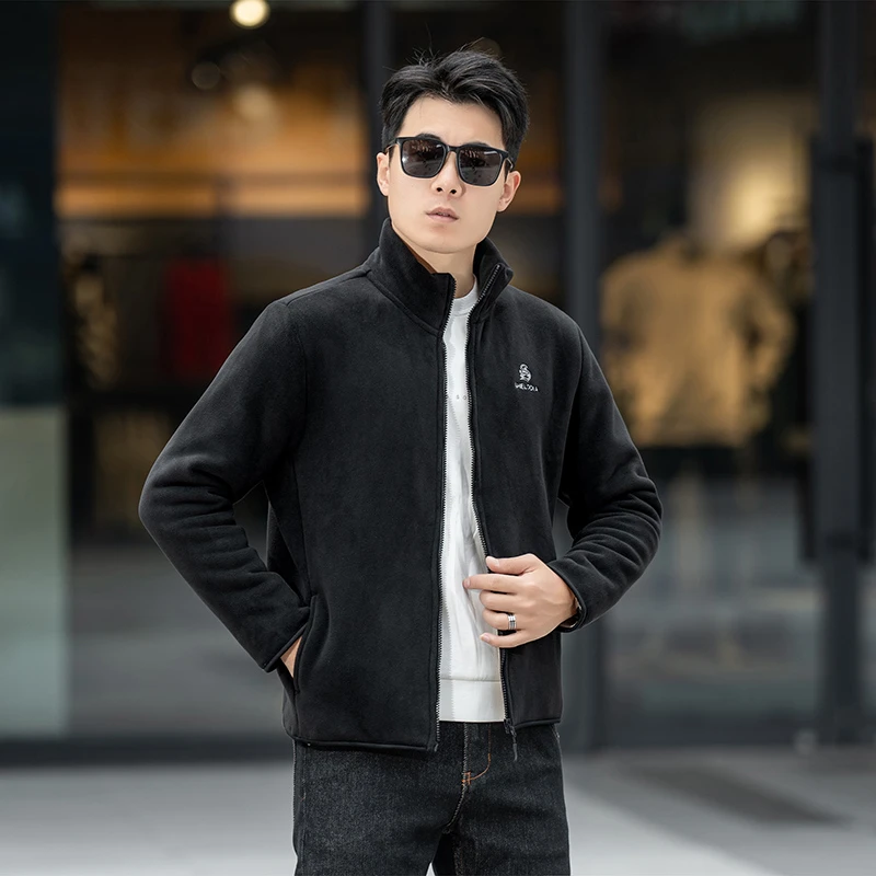 【变太厚850克】冬新款加绒加厚男保暖防风户外运动云感厚外套2070