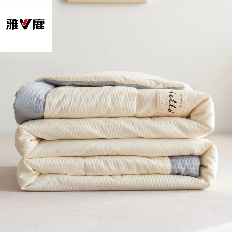 V/雅鹿大豆纤维夏凉被单人空调被夏季薄款可机洗夏被双人简约学生