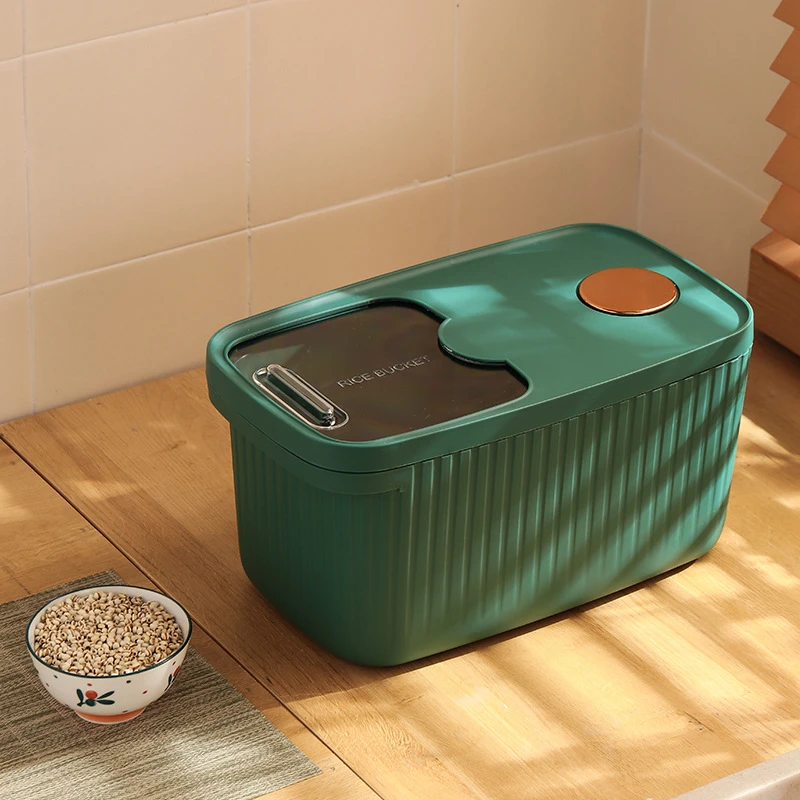 装米桶防虫防潮密封家用轻奢风米面储存大米收纳盒米箱米缸食品级