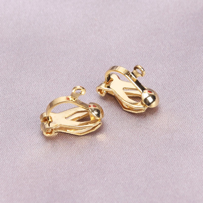 运锦 铜合金耳饰 耳钉改耳夹转换器 手工diy自制无耳洞耳饰配件