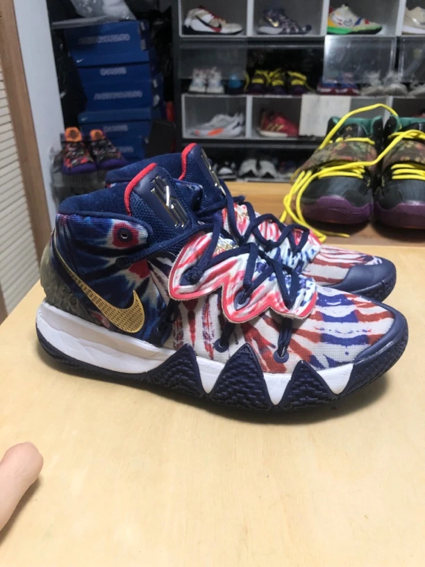 二手正品篮球鞋 40.5码欧文s2 黑红中古黑白