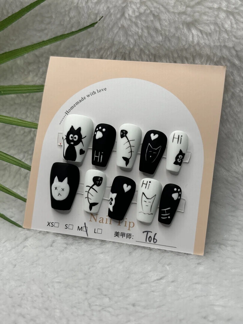 猫眼穿戴甲指甲贴片纯手工美甲假指甲短款