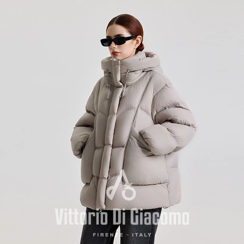 VittorioDiGiacomo/迪伽默短款泡芙羽百搭绒服-DJM122415