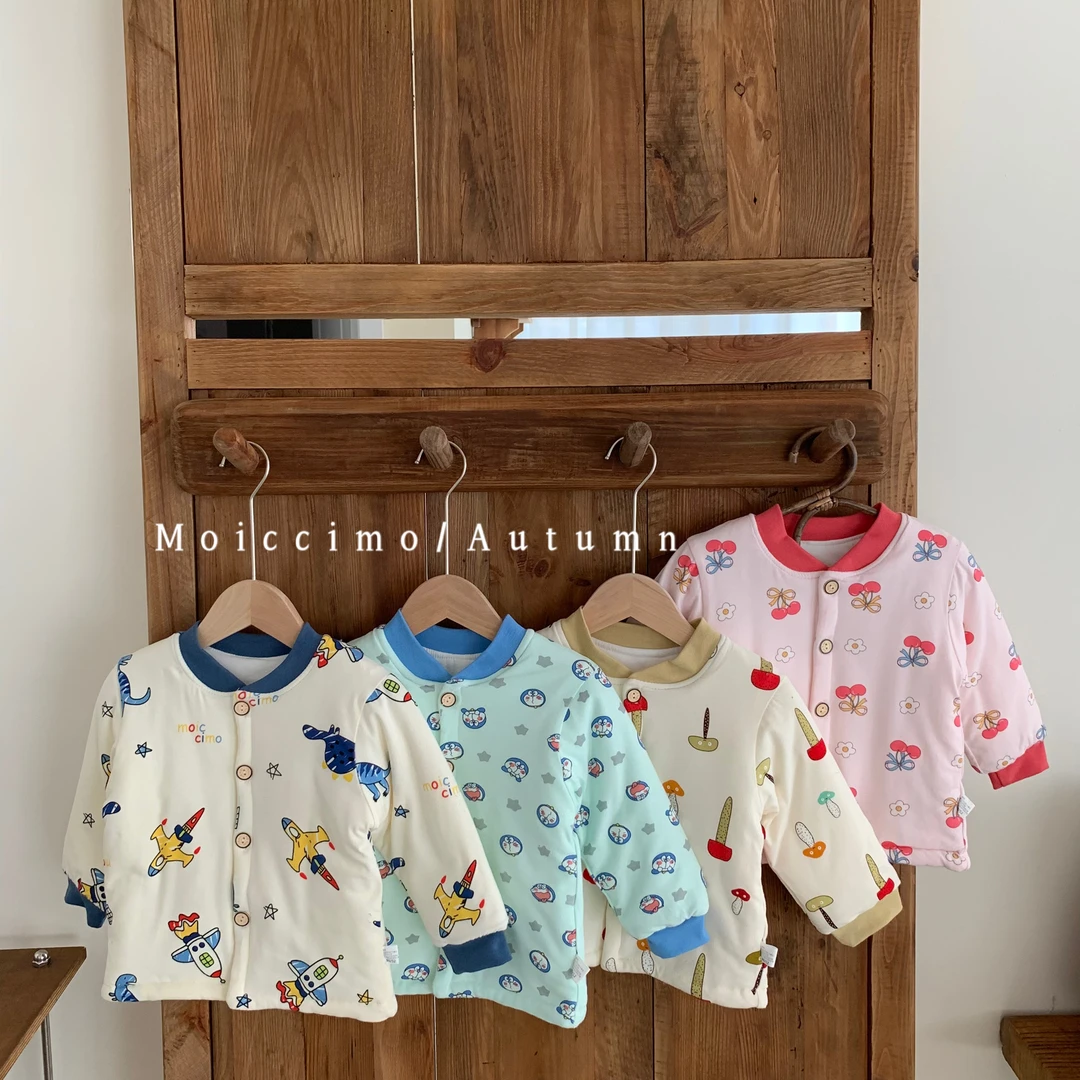 洹彩秋冬新款儿童亲肤舒适保暖恒温卡通棉袄