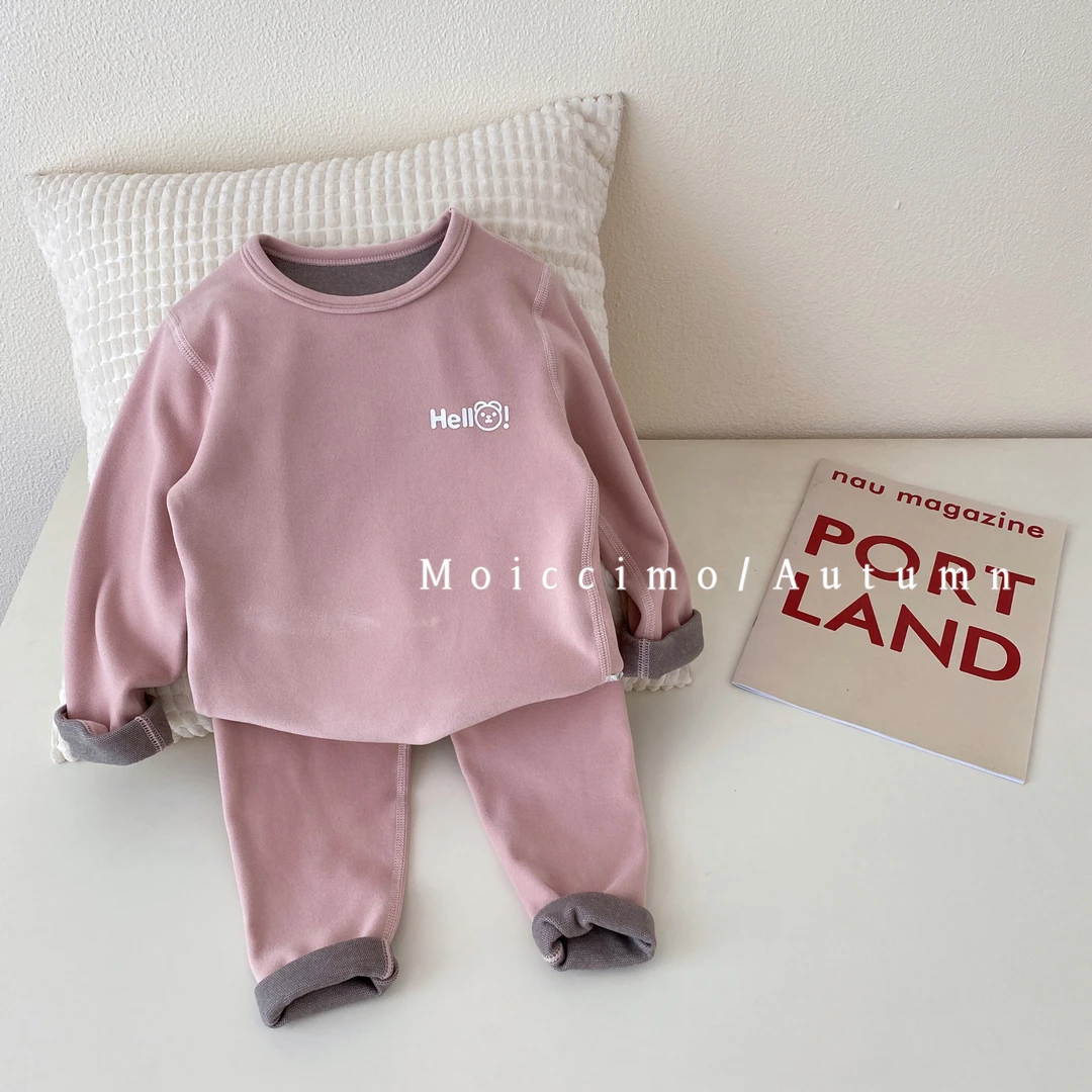 新款净色柔软亲肤280g石墨烯内衣套装