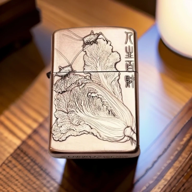 ZORRO/佐罗【葫芦白菜】902S煤油浮雕打火机